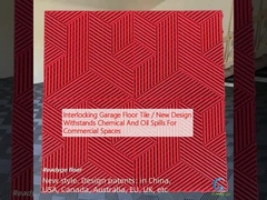 Interlocking Garage Floor Tile / Nieuw ontwerp bestand tegen chemische en olievervuiling voor commerciële ruimtes