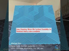 Gemakkelijk schoon te maken 18mm Rib oppervlak Duurzaamheid UV-bestand Veel kleuren beschikbaar