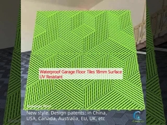 Waterdichte garage vloertegels 18 mm oppervlak UV-bestendige