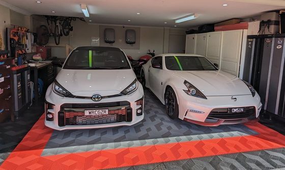 2500 lbs Garagetrac tegels olie en vlek bestand Garage vloertegel