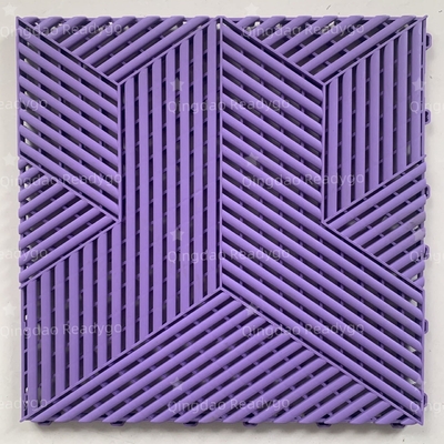 Dikte 18 mm Zware vloertegels ODM Hard Plastic Garage Tiles