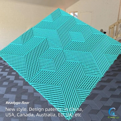 Anti-slip Garagetrac vloertegels 40x40 Interlocking Matten Voor Garage