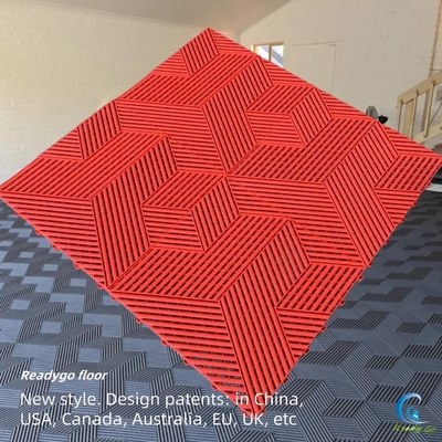 Moderne vierkante matte vloertegels in grijs