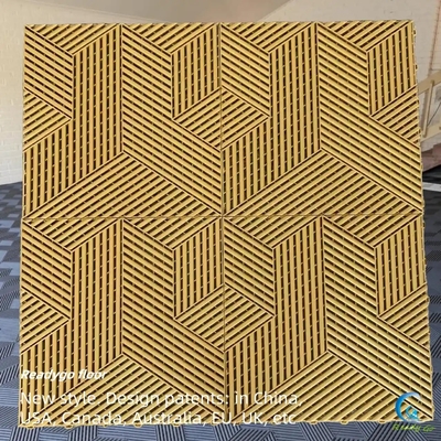 Anti-aging waterdichte garage vloer mat 18mm modulaire garage vloer tegels