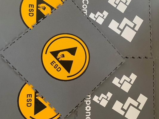 ESD-interlocking PVC-garagevloeren 10 Ohm ESD-vloertegels