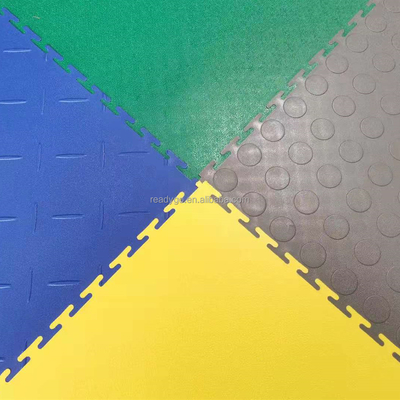 OEM Flexible PVC Garage Floor Tiles Goedkope PVC Garage Flooring