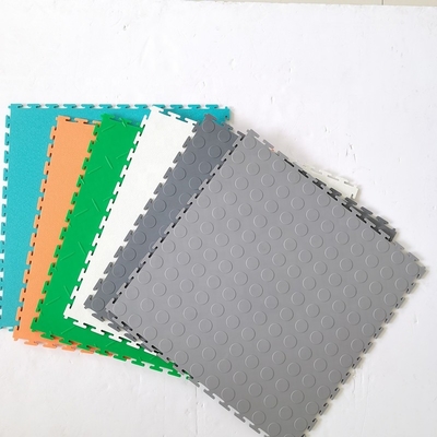 Anti-slip PVC garage vloermat 498*498mm PVC tegel garage vloer